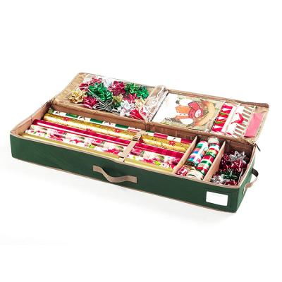 China Sustainable Christmas Wreath Storage Box Christmas Tree Decoration Storage Packaging for sale