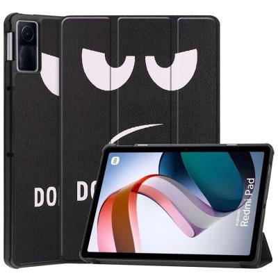 China PU For Xiaomi Redmi Protective Case Cover 10.6 Inch Shockproof Smart Auto Sleep Leather Case For Tablet Custom Printed Pattern for sale