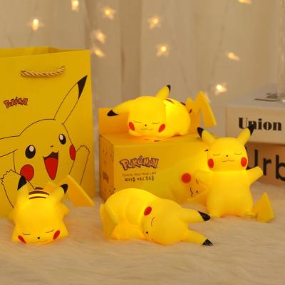 China Original Cute Creative Fashion Character Pikachu Monster Gift Pocket Soft Light Children's Night Light Toys Kid Creative Cute Night Light for sale