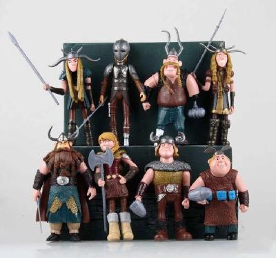 China Gift 8pcs/set 10-13cm How to Train Your Dragon 3 Figures PVC Action Numbers Classic Toys Children Gifts Kids Models for sale