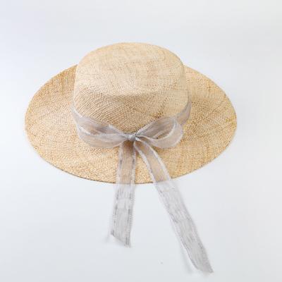 China New Fashion Trend Sun Protection Straw Hat High Quality Casual Beach Hat Handwoven Outdoor Sun Hat Eco-friendly for sale