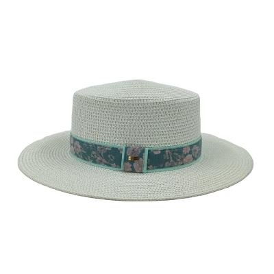 China High Quality New Fashion Straw Hat Sun Protection Bow Summer Beach Casual Hat Eco-friendly Outdoor Sun Hat for sale