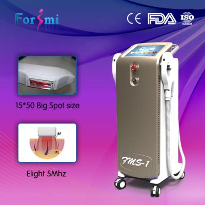 China Wind, water and semiconductor 3 strong cooling system /Beauty IPL shr Machine salon for sale