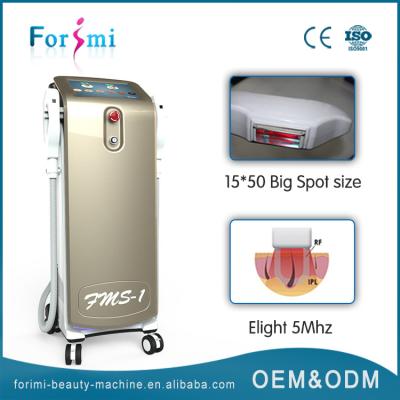 China faster & comfortable shr laser hair removal machine e-light ipl rf nd yag laser for sale