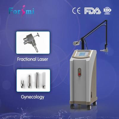 China 1~100ms co2 fractional laser skin lift for wrinkle removal newest technolog resurfacing 3 vaginal treatment probe for sale