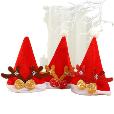 China Wholesale Eco-Friendly Christmas Gifts Winter Santa Hats Santa Knitted Red Christmas Hat For Kids And Adults for sale