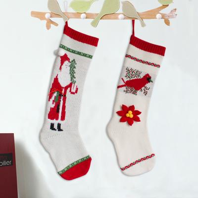 China 2022 New Eco-friendly Wholesale Christmas Products Christmas Tree Decoration Train Christmas Stockings For Children's Gift Bag In Bulk for sale