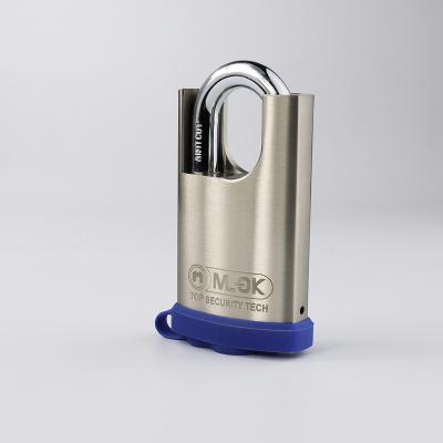 China Logistic Logistics Quick Unlock Smart Electronic Fingerprint Padlock With Alarm for sale