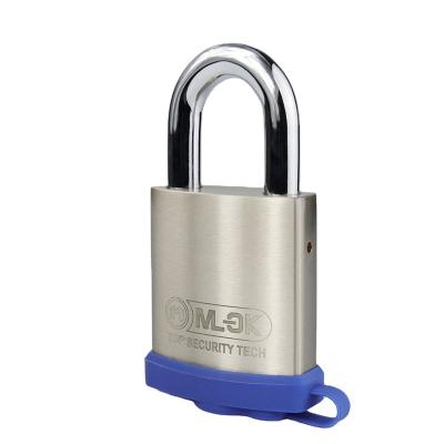 China Logistics Padlock With Plastic Cover Security Waterproof Brass Fingerprint Smart Padlock for sale