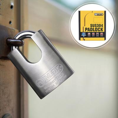 China Special Master Key Engineering 304 Stainless Steel Security Warehouse Padlock for sale