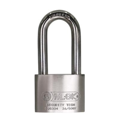 China Security Engineering MOK Stainless Steel Lock Long Beam Master Key Master Key High Shear Long Shear Padlock for sale