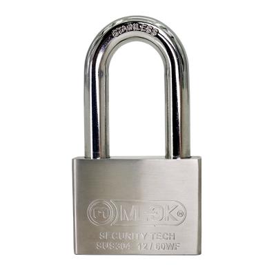 China Security Engineering MOK 100%Rust-off Anti Cut Stainless Steel Blade Lock Cylinder Heavy Duty Padlocks With Master Key for sale