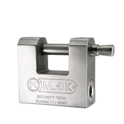 China Master Key MOK 3 Same Key Stainless Steel High Security Combination Padlocks For Container for sale