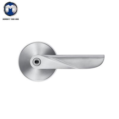 China 100% rust; raincoat ; MOK Modern anti-corrosion door lever handles used for bathroom bedroom stainless steel anti-theft door lock for sale