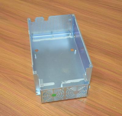 China Custom Stainless Steel Sheet Metal Forming And Bending Box , Laser Cutting Fabricating Chassis for sale