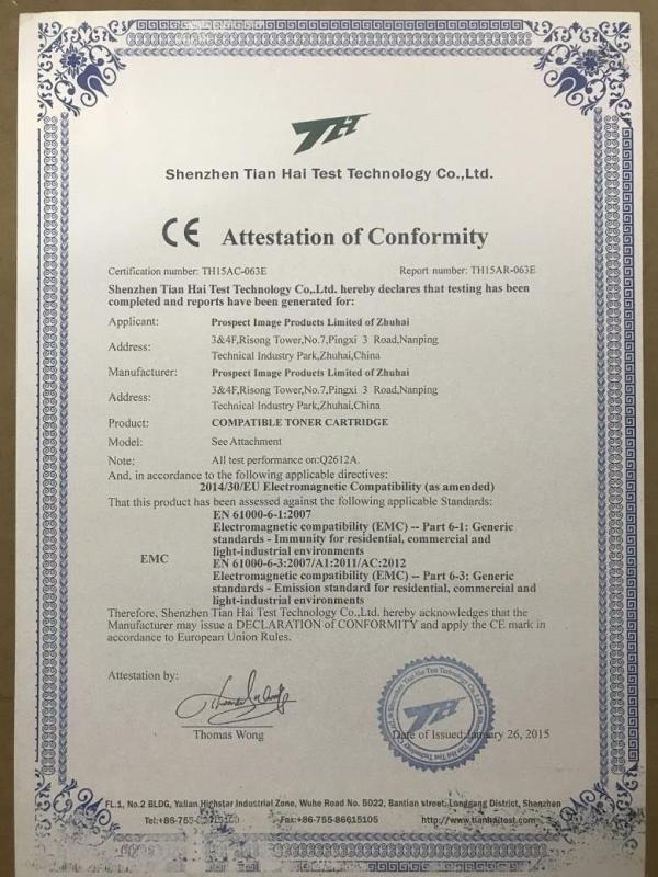 CE - Prospect Image Products Limited Of Zhuhai