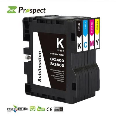 China Compatible Perspective SG400 SG800 Premium Color Sublimation Ink Cartridge Compatible for Sawgrass SG 800 SG 400 Printers for sale