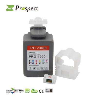 China Premium 12 COMPATIBLE Colors Prospect PFI-1000 PFI1000 Compatible Inkjet For Canon Imageprograf PRO-1000 PRO1000 Ink Cartridge for sale