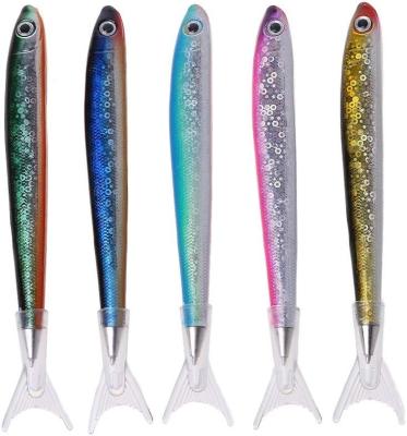 China Creative Fish Shaped Tip Pen Ocean Signature Fish Shape For Stationery School Office Supply Cute Pens for sale