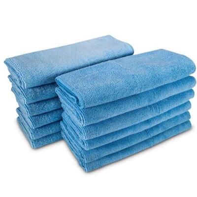 China 40x40cm durable 100% polyester microfiber cars and floor cleaning cloths for sale