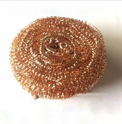 China Viable Kitchen Cleaner Mesh Copper Scourer for sale