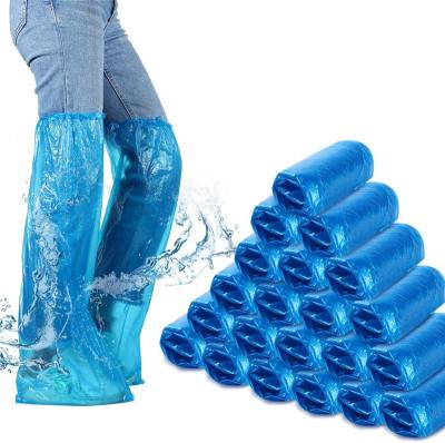 China Recyclable Hot Selling Disposable Shoe Cover CPE Shoe-Cover Half Shoe Cover Product Women Medical Isolation for sale