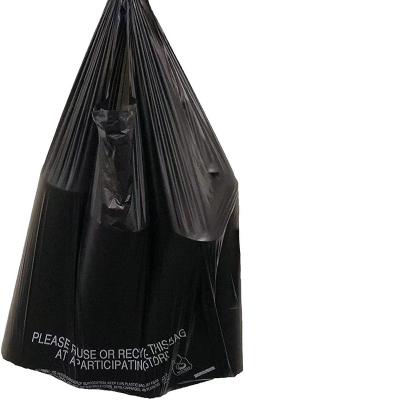 China Disposable Wholesale Custom Plastic Black Garbage Bag / Garbage Bags / Bin Liner for sale