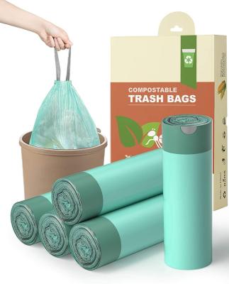 China Small Recyclable Plastic Bag Drawstring Garbage Bag Suitable For Home Kitchen And Office for sale