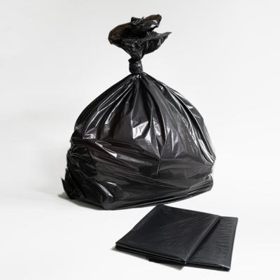 China Disposable Supply Custom Plastic Black Trash Bags / Garbage Bags / Bin Liner for sale