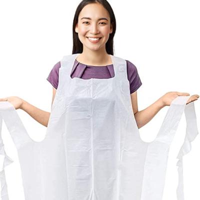 China Cleaning Food Cooking Waterproof Polyethylene Pe Apron Paint Plastic for sale