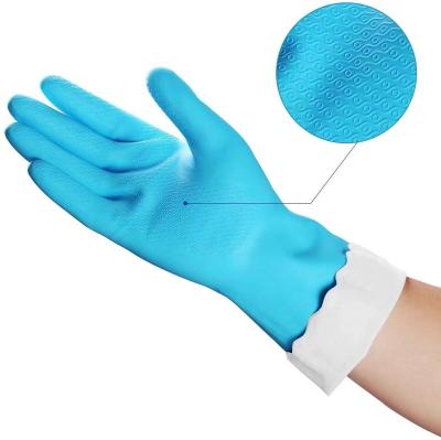 China Modern Life Long Household Gloves Kitchen Rubber Gloves Cleaning Rubber Gloves for sale