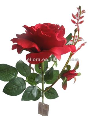 China Nice popular design plastic red rose bouquet for wedding for sale