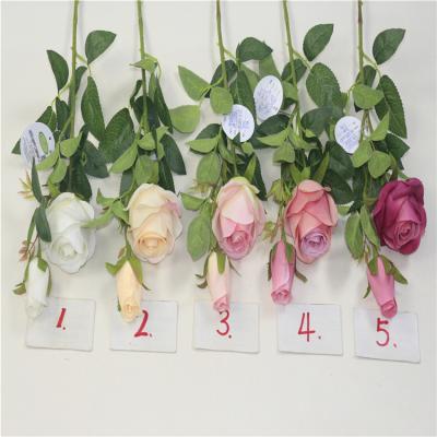 China Ceremony Wedding Artificial Heads 2 Mounted Real Flower Latex Touch Flowers for sale