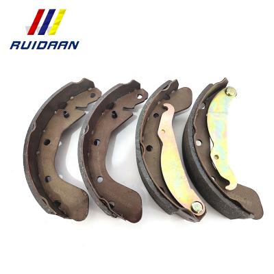 China Auto Brake Systems Wholesale Front Rear No Dust Auto Casted Brake Shoe Assembly for sale