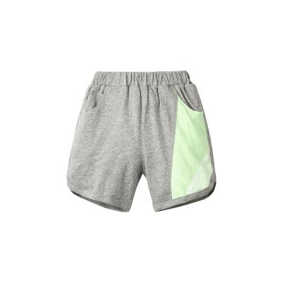 China High quality anti-pilling kids sports short pants boys contrast panel track shorts for sale