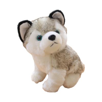 China High Quality Customized Simulation Plush Filling Interactive Plush Toy Dog Toys Soft Husky Parent Cute Animal Kid Toys for sale