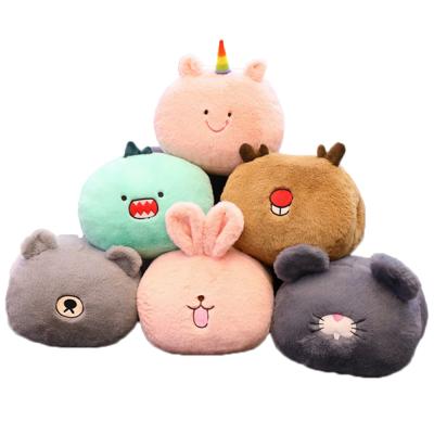 China Wholesale Warm Plush Pillow Cute Cartoon Mouse And Dinosaur Hands Plush Hand Warmers Cute For Winter for sale