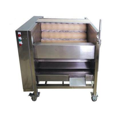 China Fruit Processing Plant Brush Fruit Vegetable Potato Washing Industrial Sweet Potato Machine for sale