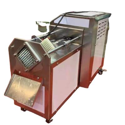 China Snack Factory The Philippines Fish Tofu Potato Chips Fruit Vegetable Cutting Long Strip Machine for sale