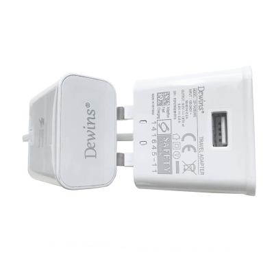 China Hot Selling Mobile Phone Charger USB Charger Power Adapter UK Plug For Samsung Mobile Phone Charging for sale