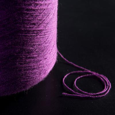 China Anti-pilling Eco-friendly Sweater Knitting Yarn 30nm/2 Dyed Wool Cotton Yarn Cone for sale