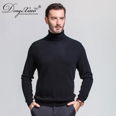 China 2021 popular simple anti-pilling sweater customized sublimation cashmere men turtle neck sweater for sale