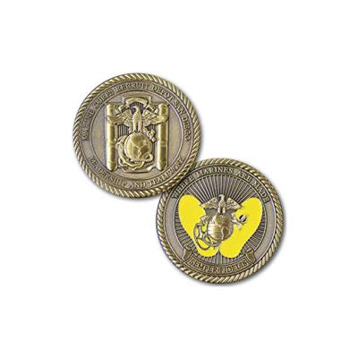 Китай Antique Semper Fidelis Custom Marine Corps Challenge USMC Veteran Miliatry United States Brass Manuafacture 3D Coins продается