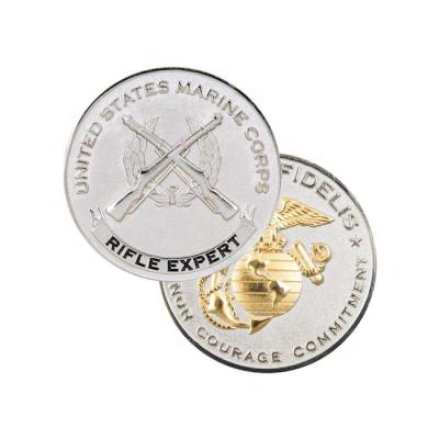 Китай Semper Fidelis Custom Marine Corps Challenge USMC Veteran Coins USA Miliatry USA Manuafacture 3D Gold Money Souvenir Gifts Promotion продается