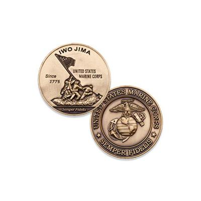 Κίνα Antique Semper Fidelis Coins Custom Marine Corps Challenge USMC Veteran USA Miliatry United States Manuafacture 3D Gold Souvenir Gifts Promotion προς πώληση