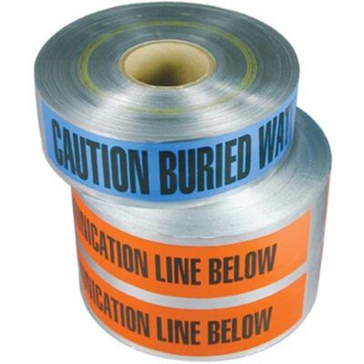 China OPP/AL/PE Underground Detectable Warning Device Aluminum Foil Marking Tape for sale