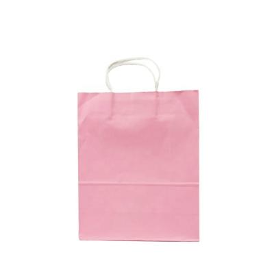 China Recyclable Custom Recyclable Kraft Paper Shopping Bags Take Away Food Bags With Own Logo Design for sale