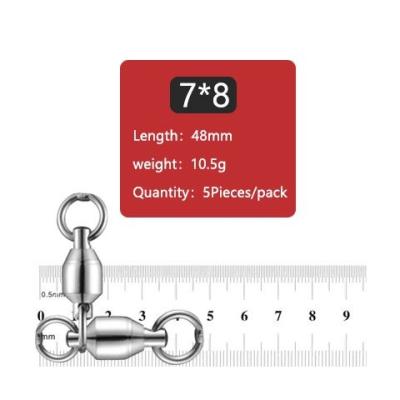 China Outdoor fishing bearing rotary ring 48mm corrosion resistance connector sea fishing set 16cm*9cm*11cm for sale