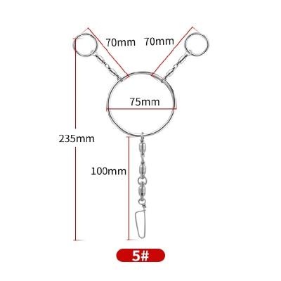 China High quality corrosion resistance stainless steel double bearing connector fish hook 16cm*9cm*11cm for sale