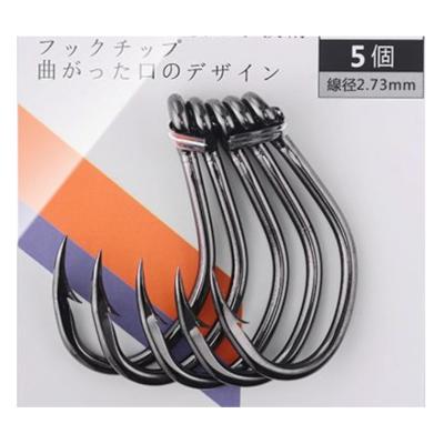 China Deep-sea strong tension fishing hook for large fish black nickel antirust fish hook 16cm*9cm*11cm for sale